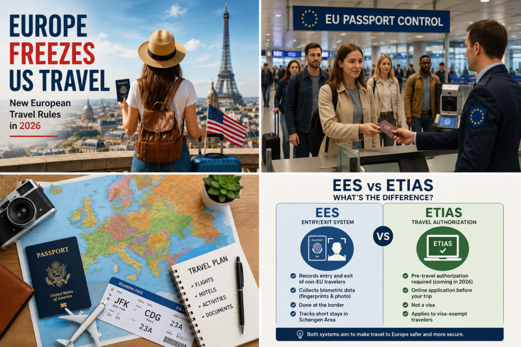 Europe Freezes US Travel