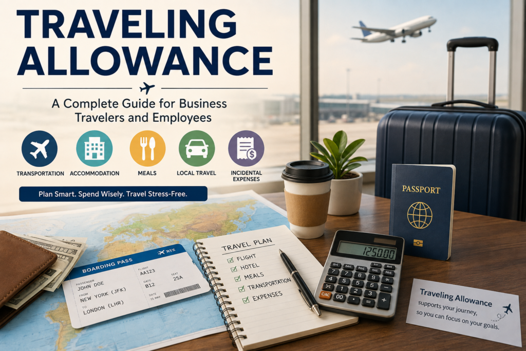 Traveling allowance guide for business travel expenses and employee reimbursement