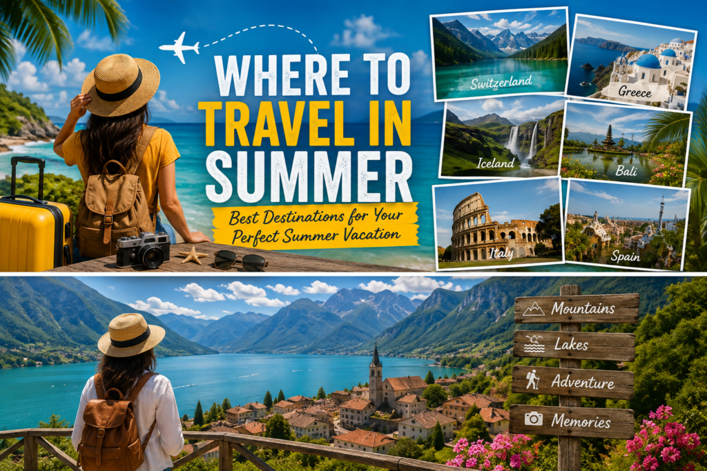 Where to travel in summer with beautiful beaches mountains and travel destinations