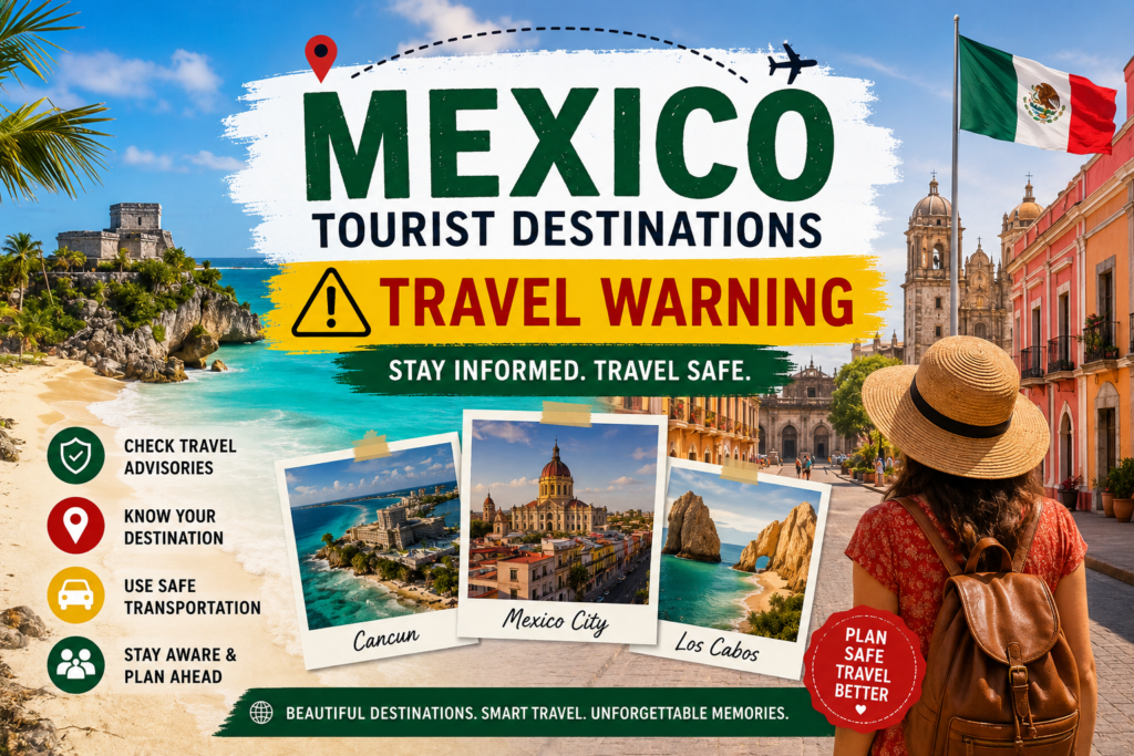 Mexico Tourist Destinations Travel Warning – beautiful coastal view of Mexico