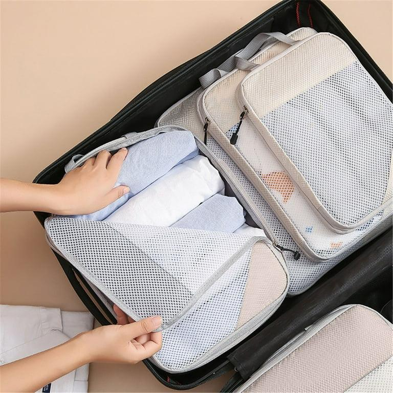 Travel packing cubes for efficient luggage organization