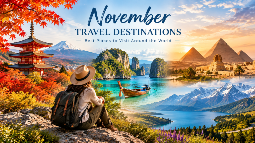 November travel destinations featuring a scenic international getaway