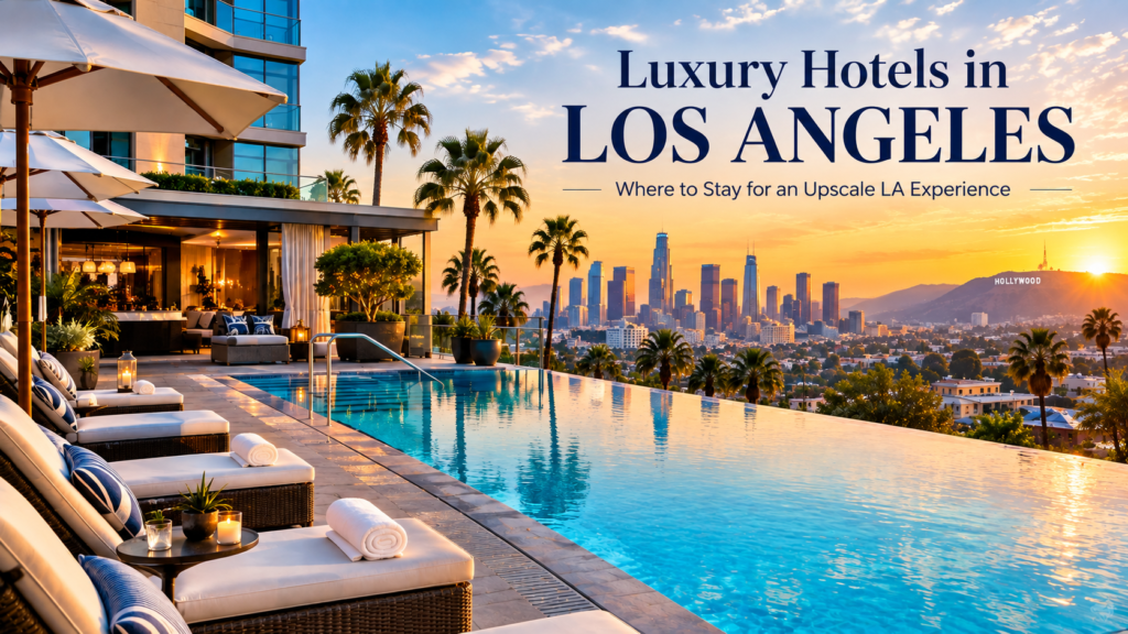 Luxury hotel accommodation in Los Angeles with an upscale city setting