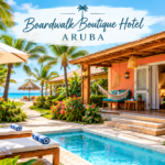 Boardwalk Boutique Hotel Aruba tropical casita and gardens near Palm Beach