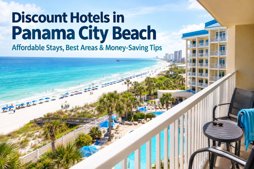 Discount hotel accommodation near the beach in Panama City Beach