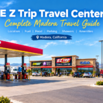 E Z Trip Travel Center in Madera California with fuel lanes and traveler facilities