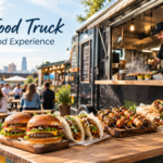 Best food truck serving fresh street food at an outdoor market