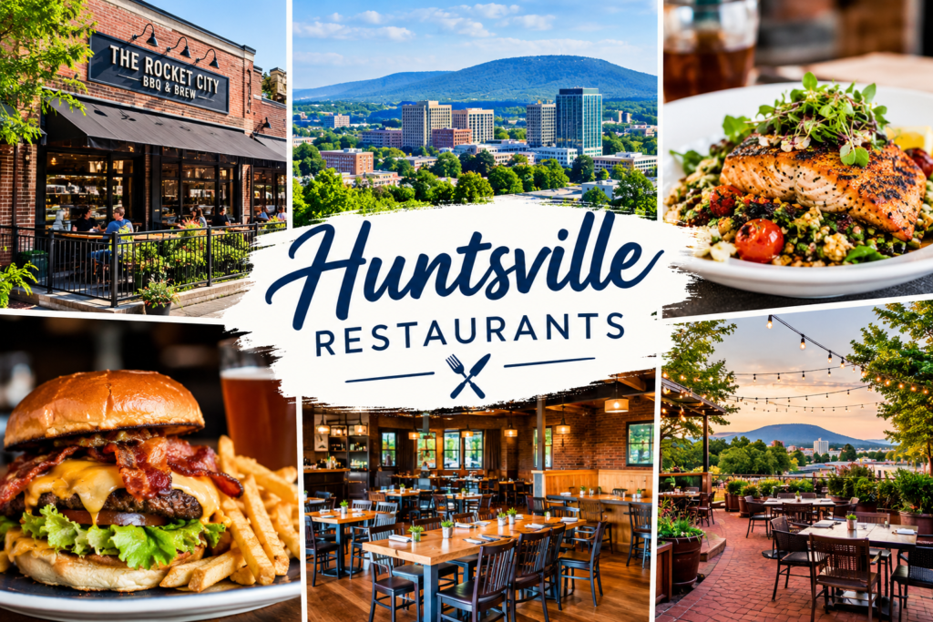 Huntsville restaurants and downtown dining scene in Alabama