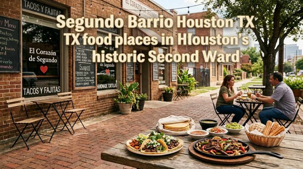 Segundo Barrio Houston TX food places featuring Mexican and Tex Mex cuisine