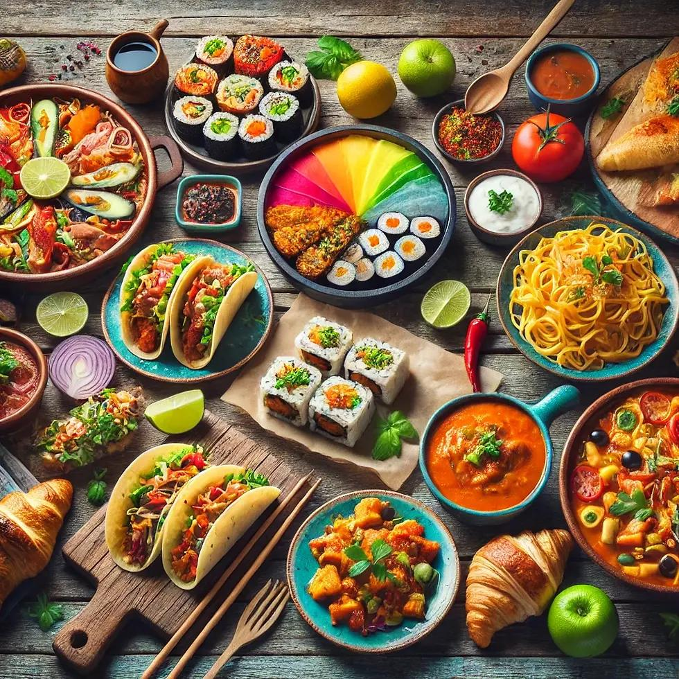 Inter Cuisine: featuring international dishes from different food cultures